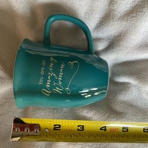 Abbey Gift Coffee cup imprinted on the cup side ‘ You are an Amazing Woman’